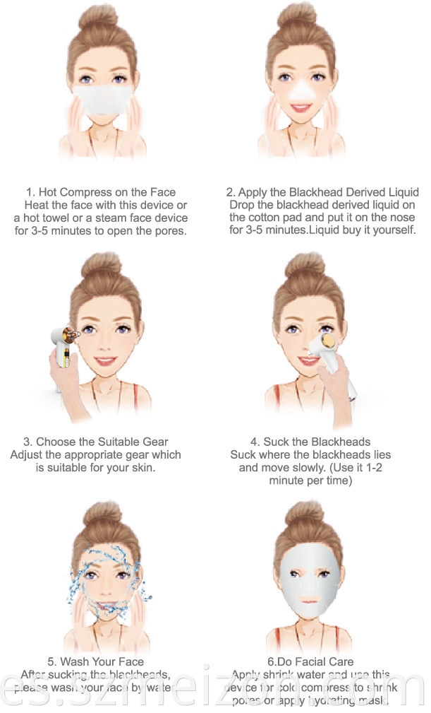 how to use blackhead remover